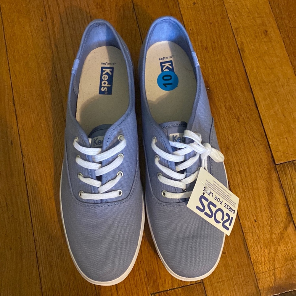 Keds womens size 10 light blue keds sneakers. New with tags